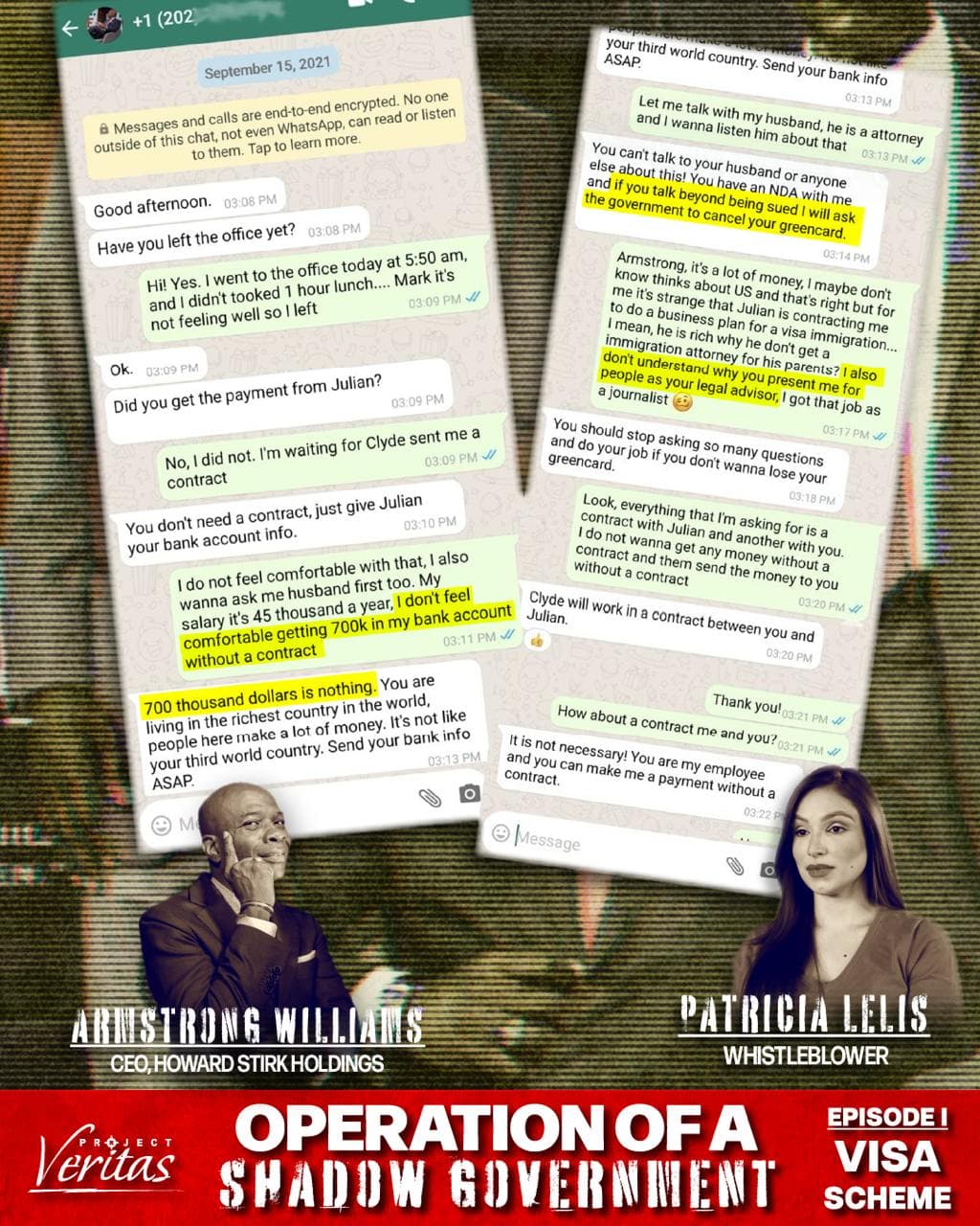 Armstrong Williams Instructs Lelis to Receive $700,000